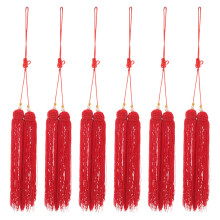 Worgeous 6 Pcs Tai Chi Sword Spike Fitness 52.00x3.00x3.00cm Red