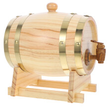 1Set Holzfass Aus Kiefer Weindekor Barfass Für Wein Und Bier Lagerung