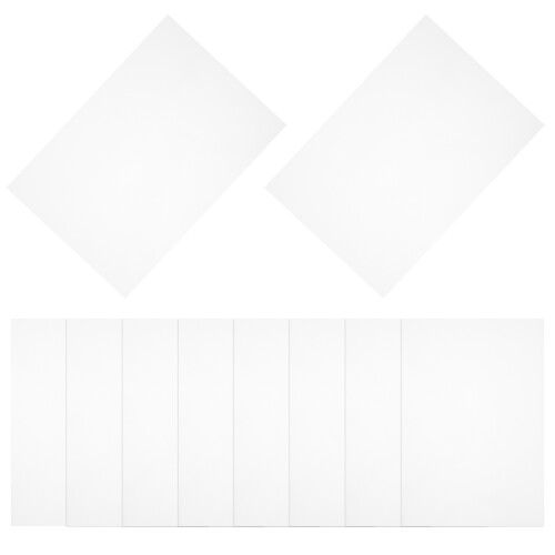 Worgeous 10 Pcs Wrapping Making 29.00x20.00x0.10cm Transparent