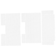Handbag Plastic Mesh Sheet White 3 Sheets