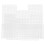 Handbag Plastic Mesh Sheet White 3 Sheets 7