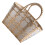 Boho Storage Basket Beach Handbag Coffee Plastic 1pc 6