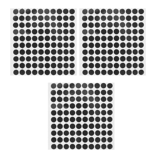 3 Sheets Billiard Table Stickers Removable Colored Dot 2