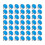 Blue Rivets Plastic Spots Studs For Diy Projects 100pcs 11