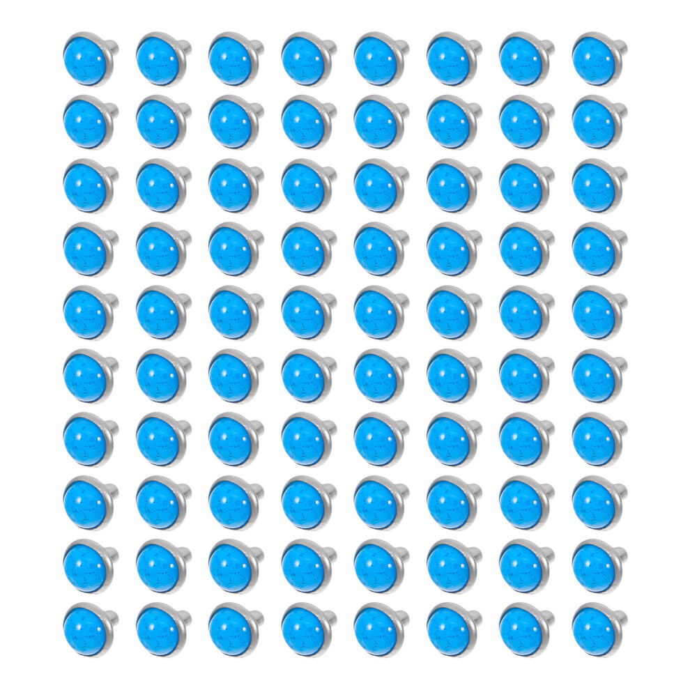 Blue Rivets Plastic Spots Studs For Diy Projects 100Pcs 3163220982925