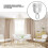 10pcs Curtain Glider Hooks For Ceiling Curtain Track Rails 8