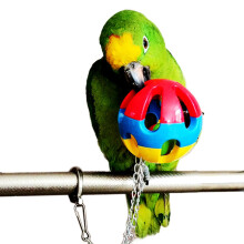 3 Pcs Parrot Toy Balls Visually Appealing Bird Pet Entertainment