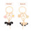 Sparkling Keychain Dancer Keychain Bulk Pink Metal 3pcs 9
