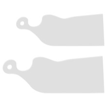 Hand Acrylic Cutting Board 41.00x15.50x0.30cm White