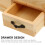 Storage Boxes With Lids Wooden Tabletop Container Desk Organizer 8