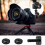 Camera Hot Shoe Adapter for 1/4 Inch Base Mount – Versatile Bracket for Microphone, Flash, Video Light, and Tripod 3