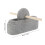 Stone Mortar And Pestle Grey Medicine Grinding 1set 2