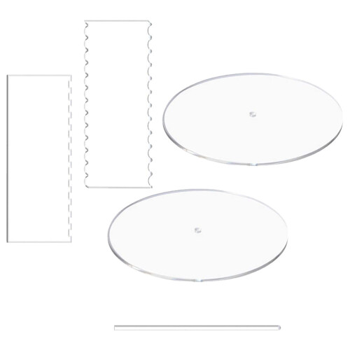 1 Set Cake Pan Round Baking Tools Acrylic 2