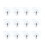 20 Pcs Adhesive Hooks Plum Blossom Shape Wall Hooks For Home Use 8