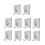 20 Pcs Adhesive Hooks Plum Blossom Shape Wall Hooks For Home Use 3