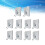 20 Pcs Adhesive Hooks Plum Blossom Shape Wall Hooks For Home Use 5