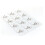 20 Pcs Adhesive Hooks Plum Blossom Shape Wall Hooks For Home Use 2