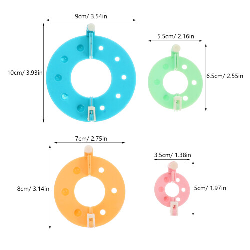 Pompom Makers Pompom Makers Plastic 1 Set 2
