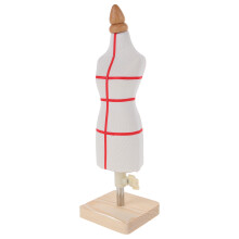 Fashion Design Mannequin Doll Stand White Cotton Cloth 1 Set