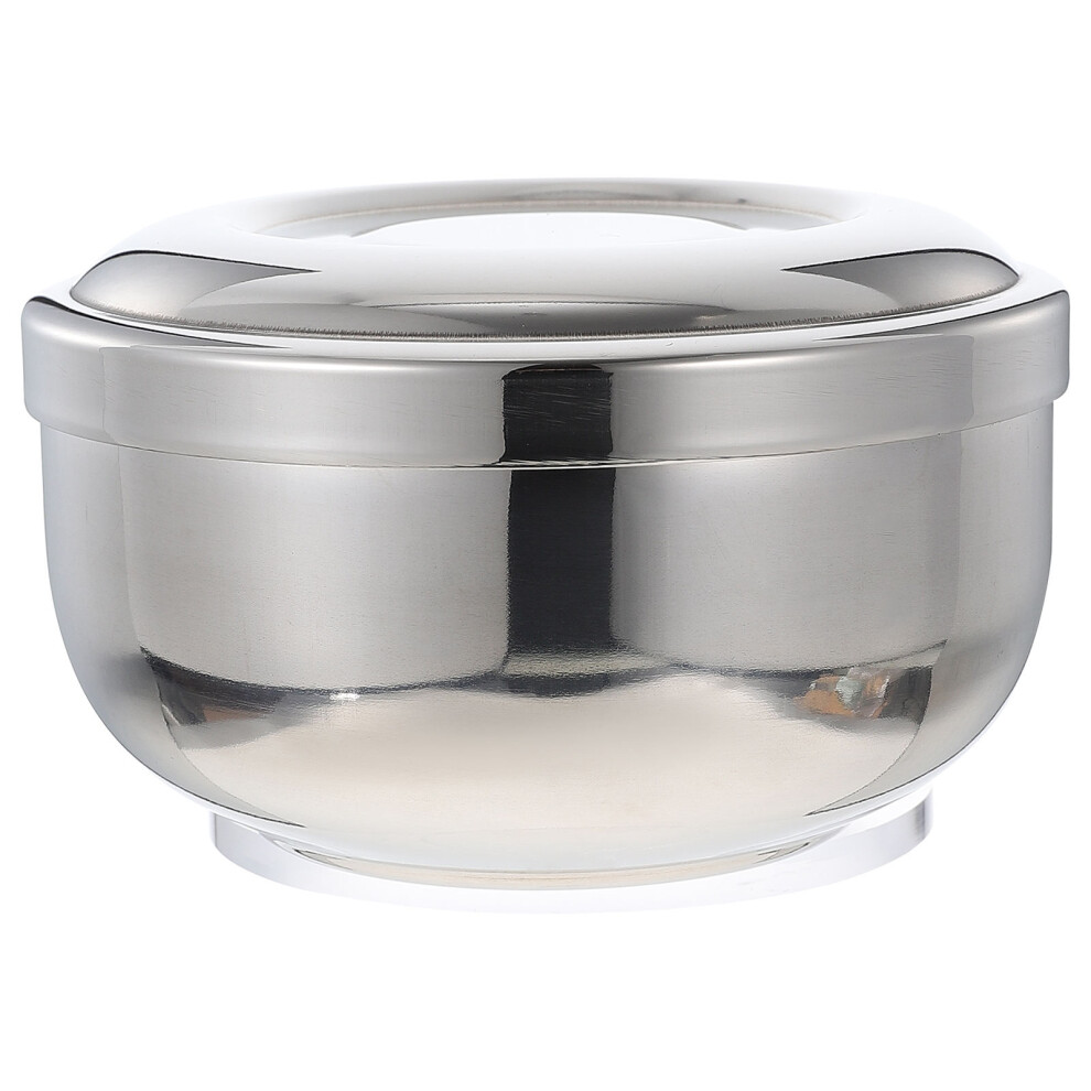 Aboofan Cream Shaving Bowl Man Miss Soap Foaming Container Stainless Steel