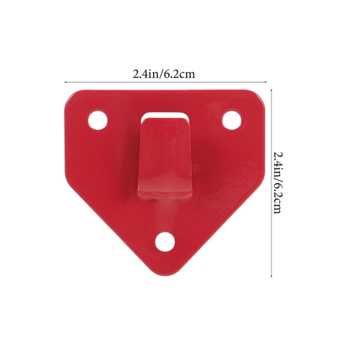 Raindrops 12 Pcs Garage Fire Extinguisher Stand Hooks Red 1