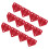 Raindrops 12 Pcs Garage Fire Extinguisher Stand Hooks Red 6