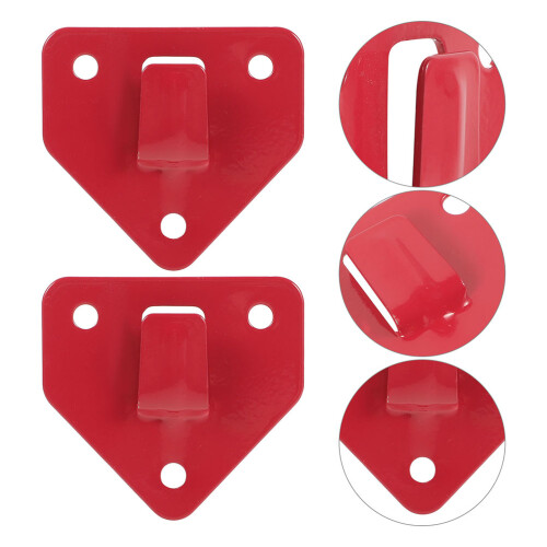 Raindrops 12 Pcs Garage Fire Extinguisher Stand Hooks Red 2