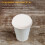 Disposable Paper Cup Lids For Home Use White 200pcs 10
