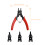Interchangeable Pliers Set Red 1 Set 5.7x4.4in Durable Use 7