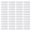 White 100 Pcs Labels Blank Handmade For Crochet Button 3
