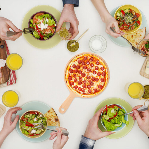 pizzabakplaat met handvat, broodplank, pizzaplaat 2