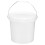 Cow Water Bucket Plastic White 1set 9