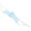 Nose Sweater Non-Woven Fabric Sky-Blue 1pcs 4