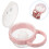Pacifier Container For Travel Pink 1set 7