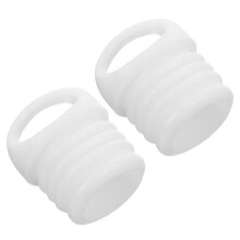 Mop Bucket Rubber Stopper Mop Bucket Outlet Plugs White 2pcs