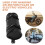 Front Fork Bag For Motorcycle Tool Bag Black Pu 1 Set 8