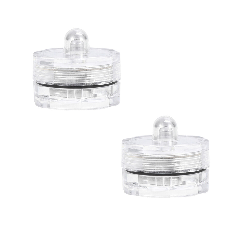 Flameless Tea Candles Led Tea Light Candles Transparent 2pcs-image-OPC-PK8HHHS-NEW