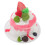 Artificial Cake Model Red Pu 1pack 3
