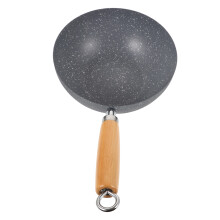 Unbranded Frying Pot Pans With Detachable Handles Small Non-Stick Wok