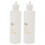 2 Pcs Baptism Holy Water Bottles Cross Pattern Sprinkler White 9