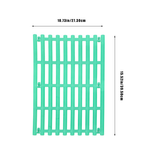 Cage Rest Pad Green Plastic 2pcs Easy-To-Clean Bunny Foot Mat 1