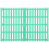Cage Rest Pad Green Plastic 2pcs Easy-To-Clean Bunny Foot Mat 9