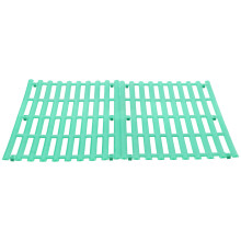 Cage Rest Pad Green Plastic 2pcs Easy-To-Clean Bunny Foot Mat