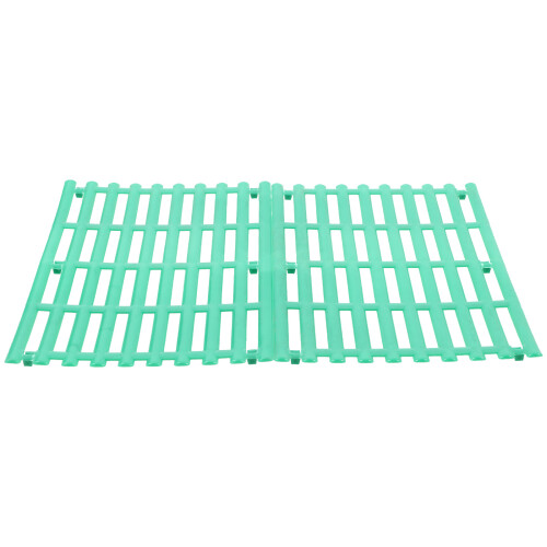 Cage Rest Pad Green Plastic 2pcs Easy-To-Clean Bunny Foot Mat