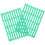 Cage Rest Pad Green Plastic 2pcs Easy-To-Clean Bunny Foot Mat 6