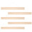 5pcs Wooden Scroll Hanging Rod Khaki For Post-Production Work 6