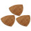 Guitar Picks Cool Natural Wood 3pcs 1