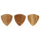 Guitar Picks Cool Natural Wood 3pcs 11
