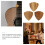 Guitar Picks Cool Natural Wood 3pcs 8
