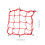 Elastic Motorcycle Net Red Latex 1set 11.8x11.8x0.4in 2